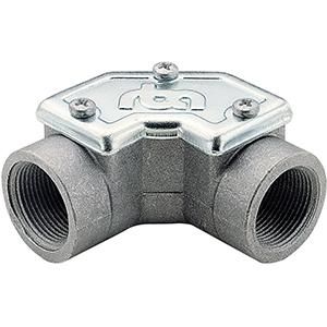 Legrand 386323 metal bend FF 90° G1/2' , (grey)