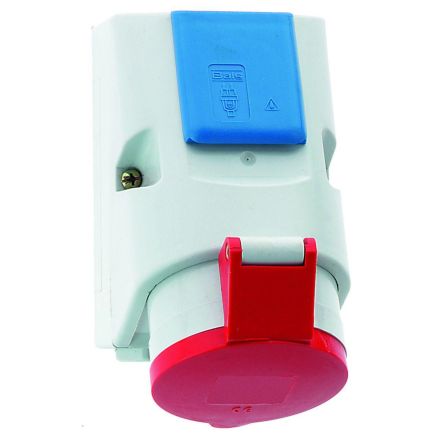 Bals 108 32A 5p 400V 6h IP44 combination wall socket GT