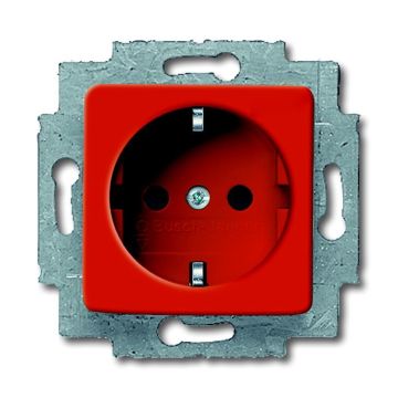 Busch-Jaeger 20 EUCQ-14-212 SCHUKO® socket insert orange RAL 2004