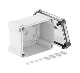 OBO Bettermann X10C LGR-TR 190x150x125 grey/transparent empty housing, 2005536
