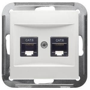 Hochköpper 00318671 D 11.1858/8.02 UAE-C6 pure white UAE socket