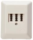 Kopp 33369393 AP 3x6-pin NFN-C. Telephone connection box