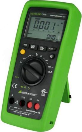 Gossen Metrawatt M194A Metraline DM61 with clip factor digital multimeter