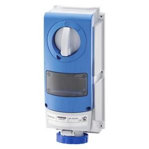 Gewiss GW66828 6TE vertical oG 16A/4 pole 230V IP66 socket