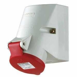 Mennekes 1721 wall socket TwinCONTACT 16A 3-pole 9h 400V IP44