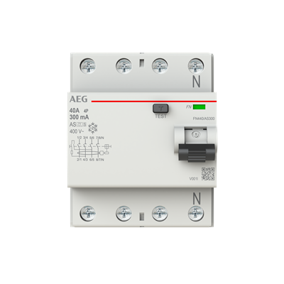 Busch-Jaeger 2CSF704256R3400 FN440/AS300 4P Type AS FN440/AS300 4P AS residual current device