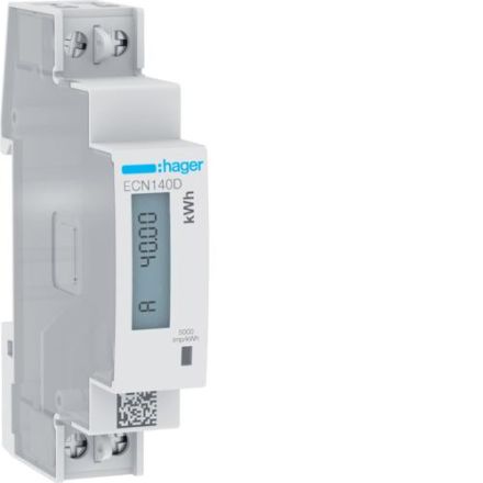Hager ECN140D 1phase direct 40A 1M energy meter
