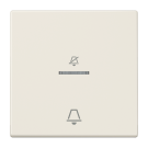 Jung LSCUKO5D hotel rocker, external unit, symbols Do not disturb and bell, LS series, white