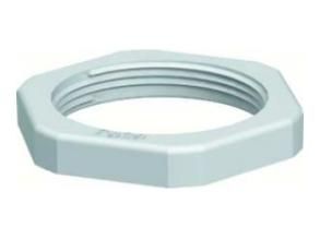 OBO Bettermann 116 PG7 light grey lock nut, 2043076