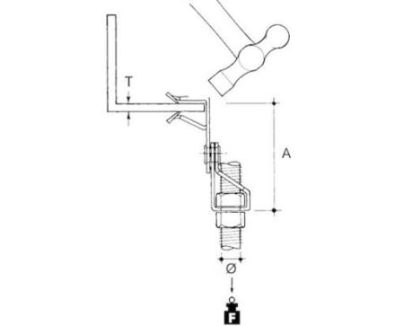 Niedax AH38-AM10T EKLIPS rod fastening
