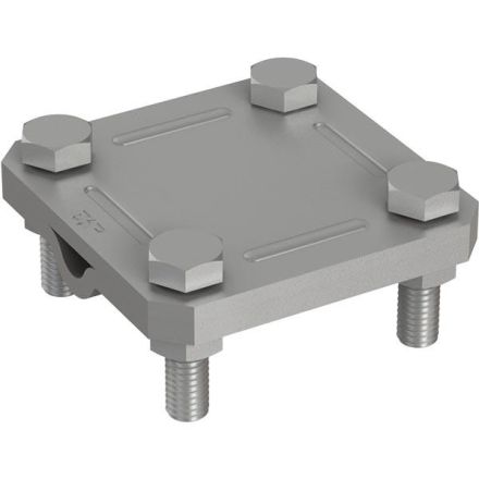 Pröpster 910 007 St/tZn 2-piece round/flat D:8-10mm fl. 40 cross connector