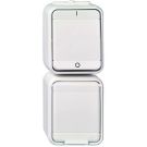 ELSO 458229 vertical AquaTop light/basalt grey combination switch