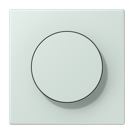 Jung LC1740215 cover with rotary knob, LS series, pale cerulean ( LC32034 )