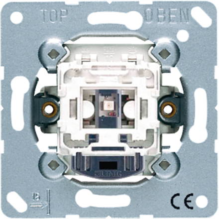 Jung 506KO5EUD230 hotel switch, indoor unit, 1-way, AC 230 V ~