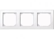 MERTEN 478325 frame 3-way active white glossy