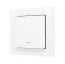 ZENNIO ZS551PB1KMW Single button Soft ZS55 | for 1 binary input, key | matt white