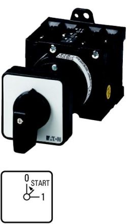 Eaton T3-2-15125/Z auxiliary phase switch, contacts: 4, 32 A, front plate: 0 , 017810