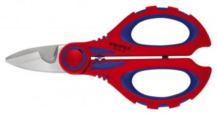 Knipex 95 05 10 SB Crimping pliers for wire end ferrules up to 6 mm² 155 mm electrician's scissors