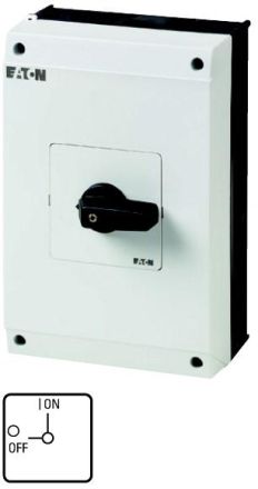 Eaton T5B-4-8343/I4 ON-OFF switch, 7-pole, 63 A, 90 °, surface mounting, 223016