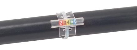 Legrand 037712 sign holder MEMOCAB for CABLE B., (natural)