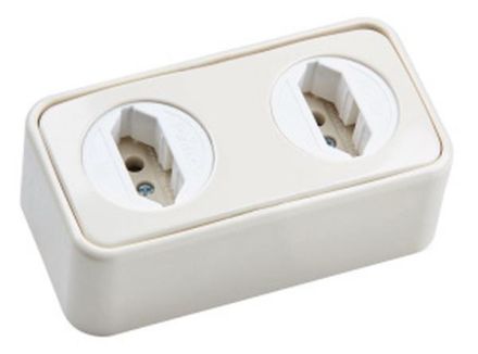 ABB Striebel & John ZE225 double Schuko socket, 2CPX061177R9999