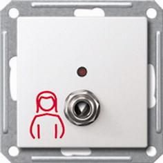 MERTEN MEG4846-0319 System socket polar white glossy