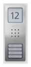 Siedle 210008750-00 CA 812-4 E stainless steel Compact Audio audio door station