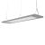 LTS PIANO-P 260.1640/DALI SILVER LED pendant light 160W 4000K 16760lm si ( 648711 )