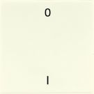 JUNG ENOLS990-01 described EnOcean radio wall transmitter LS | 2-way, IO symbols | white