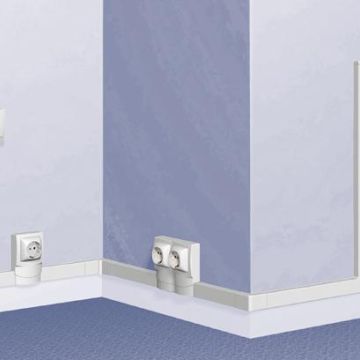 Legrand 030004 cable duct MINIK 16X16MM L.2, 1M white, (pure white)