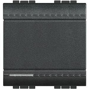 Bticino L4004M2N cross switch SK 2mod, (anthracite)