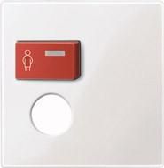 MERTEN 450219 Central plate polar white glossy System M