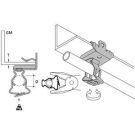 ABB Thomas & Betts EH1420-GM2632 support bracket, 7TCA084030R1109