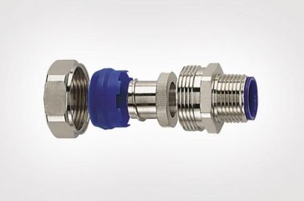 HellermannTyton 166-32204 LTS16-FMC-M16-NPB/PA HelaGuard metal cable gland