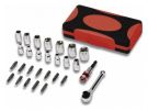 Cimco 113154 28-piece BIT and socket wrench set