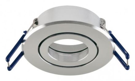 EVN 606014 round black aluminum GZ4 max.35W 12V recessed ceiling spotlight