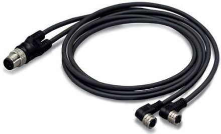 Wago 756-5514/040-020 M8-M12, 2m sensor/actuator cable 4p