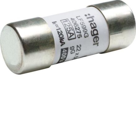 Hager LF599G fuse 22x58mm gG 125A