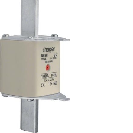 Hager LNH3125M NH fuse link NH3C gG 500V 125A K-detector