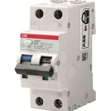 ABB Stotz-Kontakt 2CSR255180R1087 DS201 K8 A30 6kA 1P+N FI/LS switch