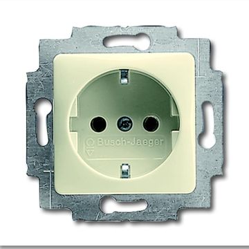 Busch-Jaeger 20 EUCQ-212 SCHUKO® socket insert white
