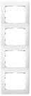 Legrand 771008 frame Galea 4-way vertical ultra-white white, (white)