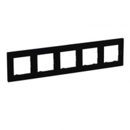 Legrand 864575 frame Niloe Step 5-way, (black)