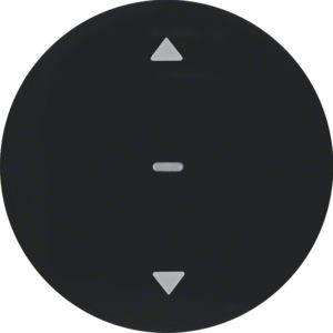 BERKER 85245231 KNX RF blind button quicklink R.1/R.3 | Arrows | glossy black