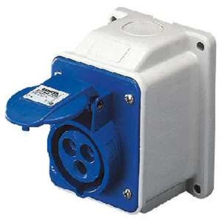 Gewiss GW62404 IEC 10° 230V 16A 6h 3P IP44 wall socket