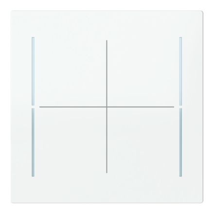 BUSCH-JAEGER LFW/A.4.70.11-44G rocker for Keypad art | 4-way | studio white glossy