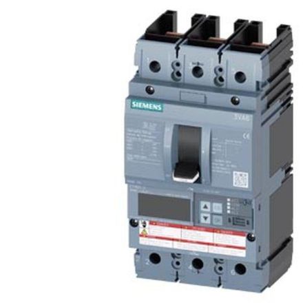 Siemens 3VA6110-6KL31-0AA0 circuit breaker 3VA6 65kA 480V LI 100A