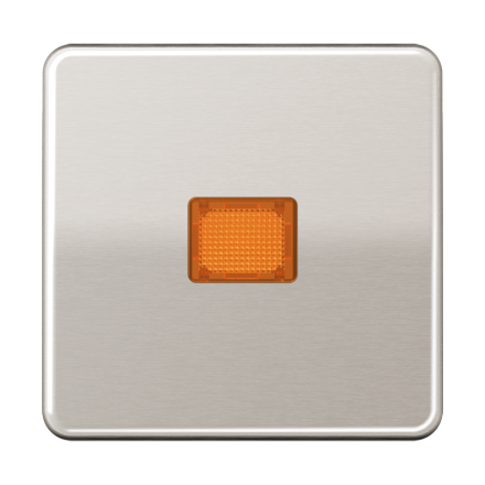 Jung CD590KOPT rocker switch 1-way with dome, anodised aluminium, CD series, platinum