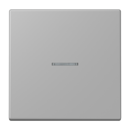 Jung LC990KO5204 rocker switch 1-way with light guide, LS series, grey middle ( LC32012 )