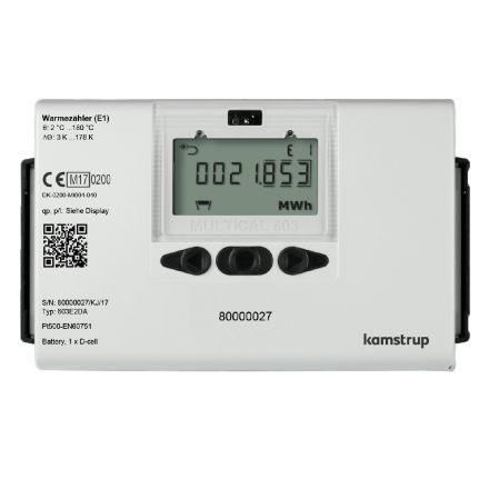 LINGG&JANKE 84822SEC KNX climate meter Kamstrup | Multical 603, DN20, thread, 0.6 m³/h | 190 mm